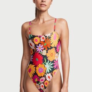 Montce Floral High-Cut Swimsuit- Large
